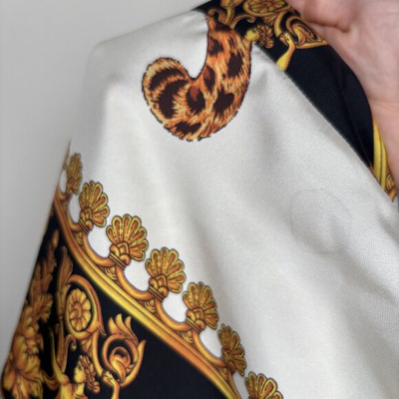 Versace Tiger Print Silk Shirt - Picture 9 of 9